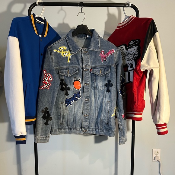 Chrome Hearts Other - 🚨SOLD‼️Custom Chrome Hearts Matty Boy S*x Records Denim Jacket